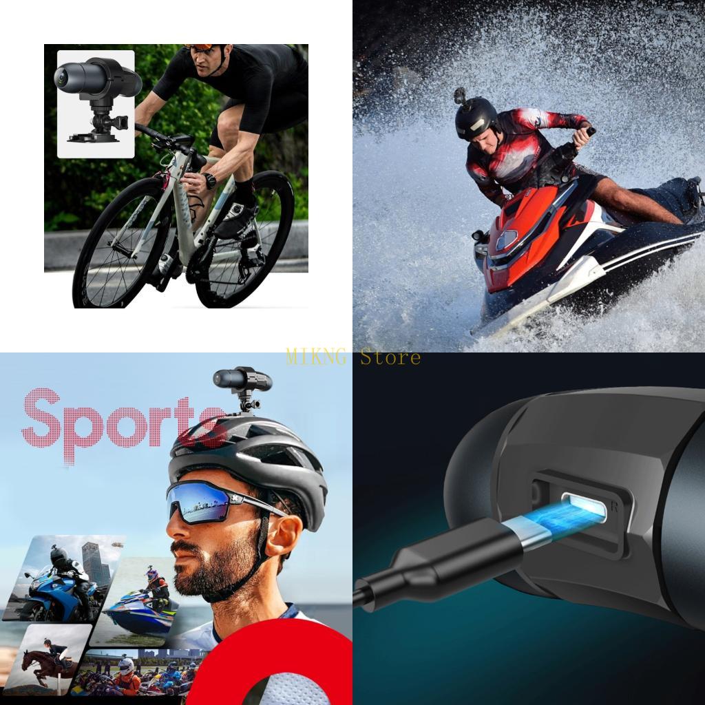 Mountain Biking Helmet - كاميرا الحركة الخارجية 4K للدراجة الجبلية