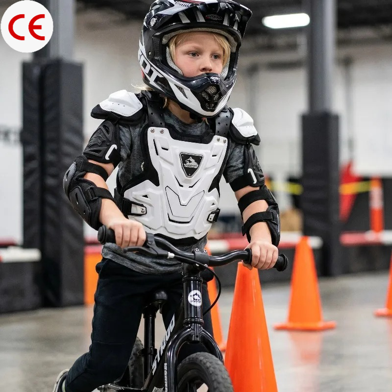 Mountain Biking Kids - سترة دراجات نارية للأطفال JXT Wolf
