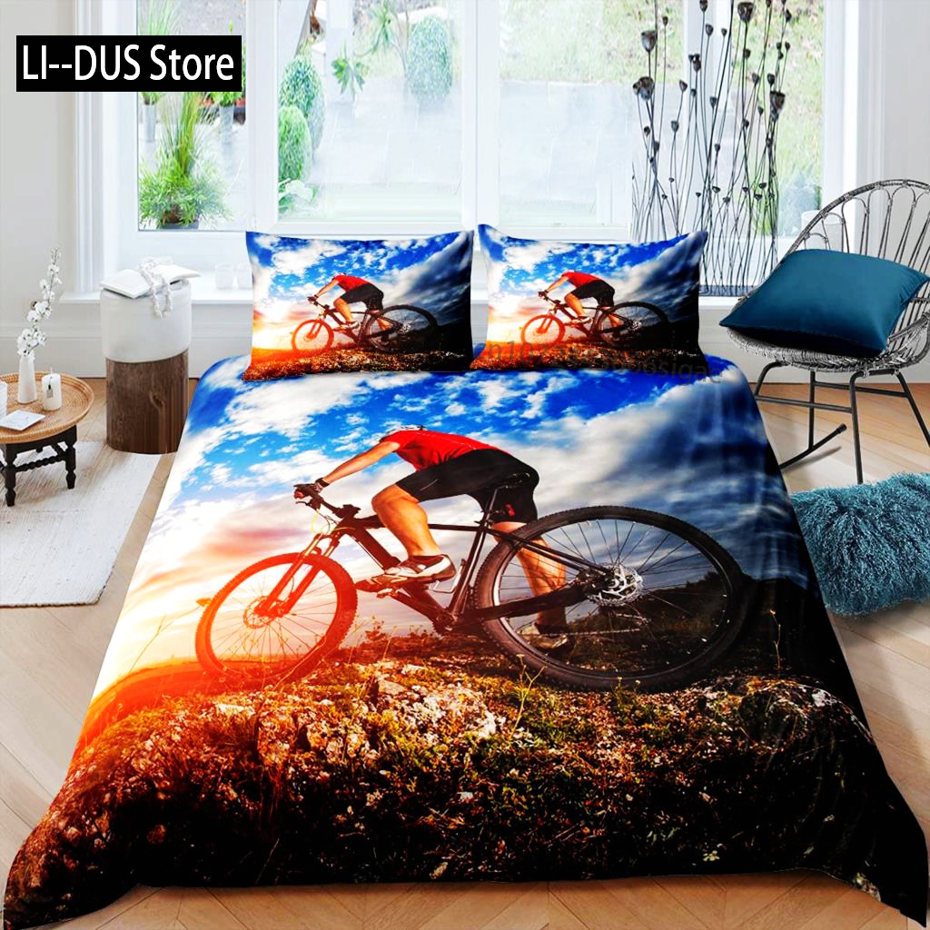 Mountain Biking Game - دراجة حاف مجموعة غطاء ستوكات دراجة