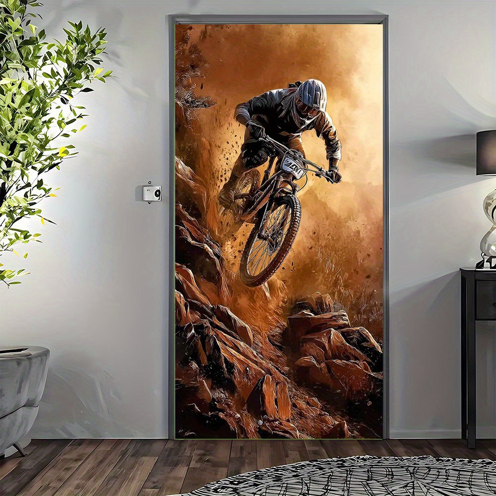 Mountain Biking Events - ستائر مسطحة ثنائية الأبعاد، لافتات زينة