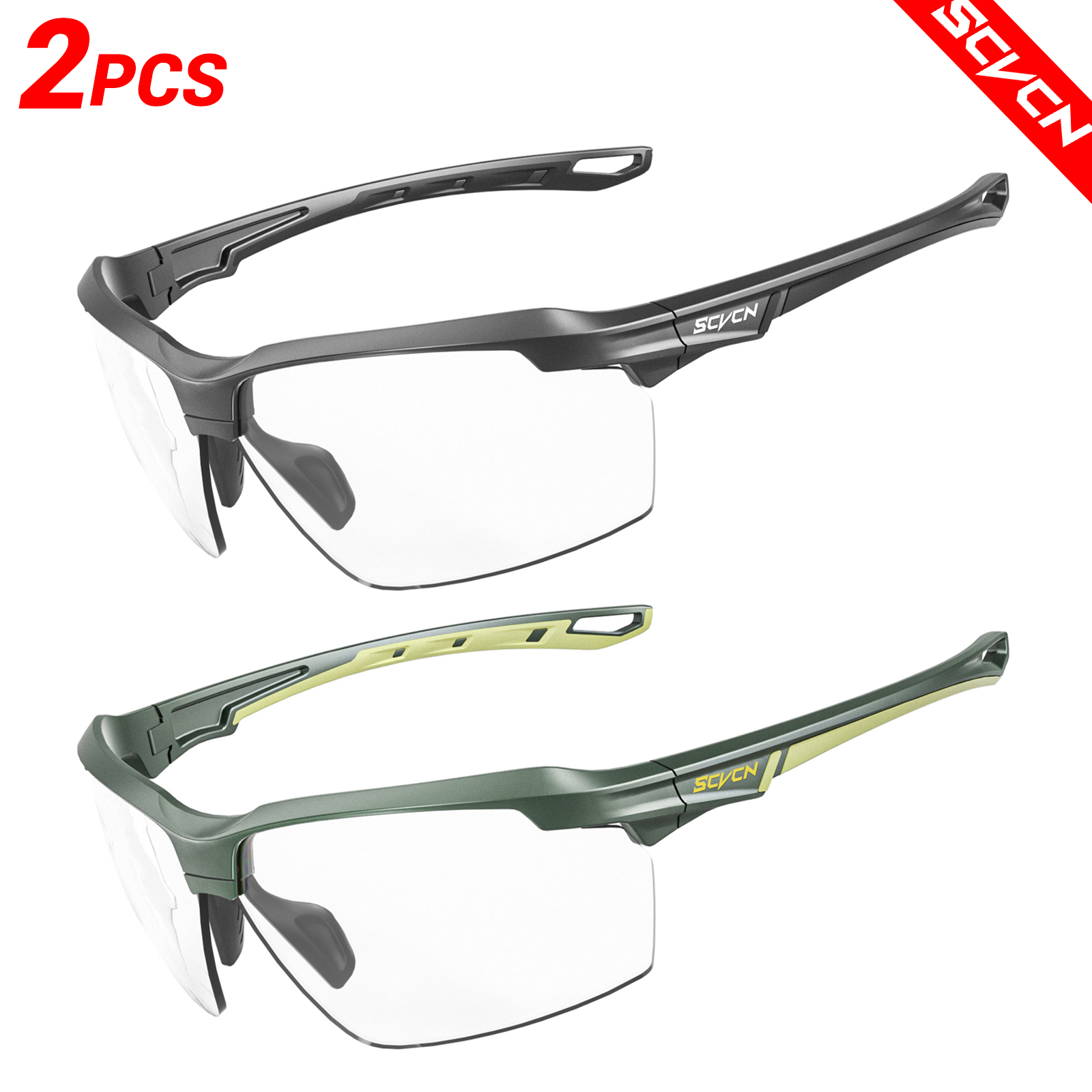 Mountain Biking Glasses - نظارات شمسية SCVCN فوتوكروميك لركوب الدراجات