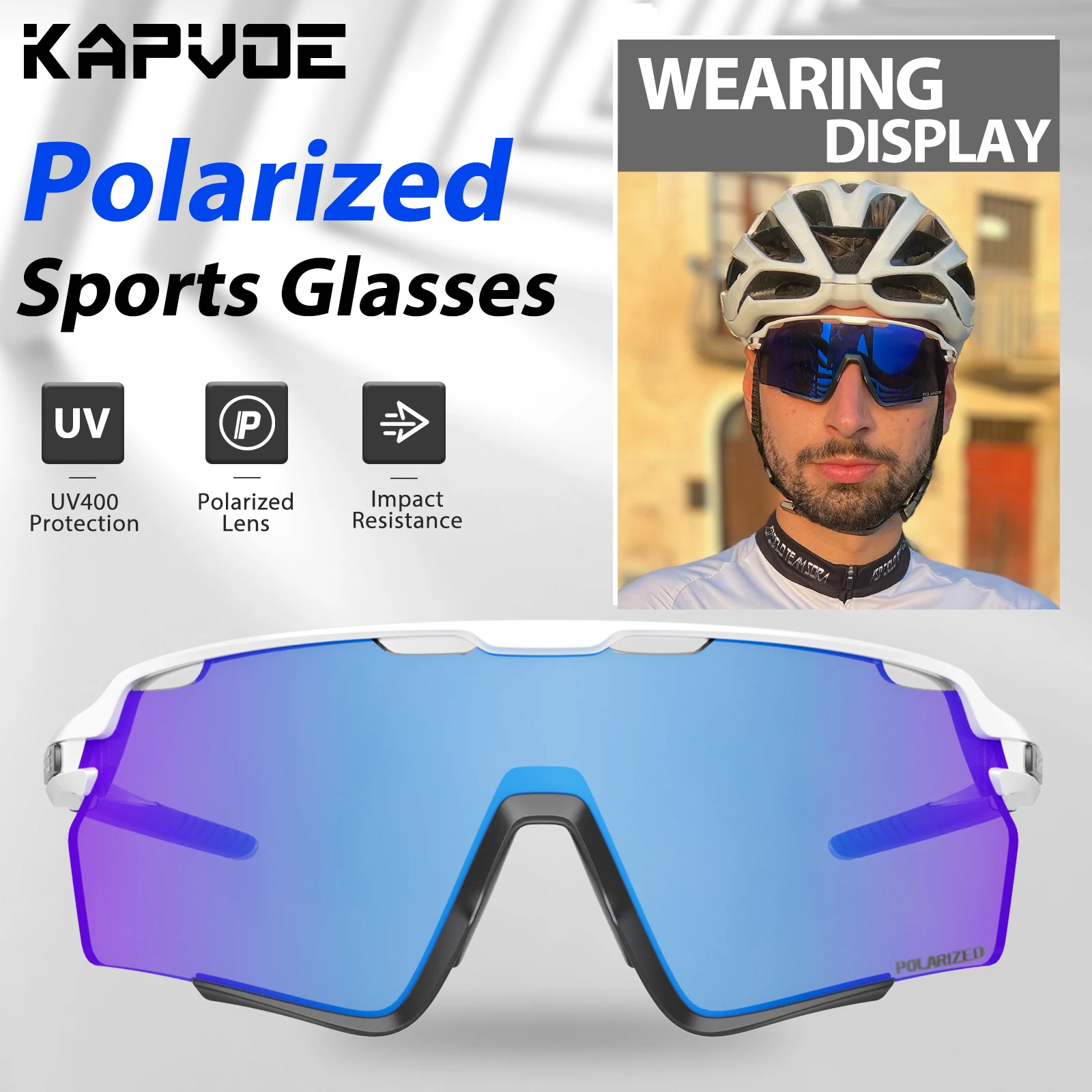 Kapvoe جديد دراجة خارجية نظارا - مراجعة Mountain Biking Glasses وسعره