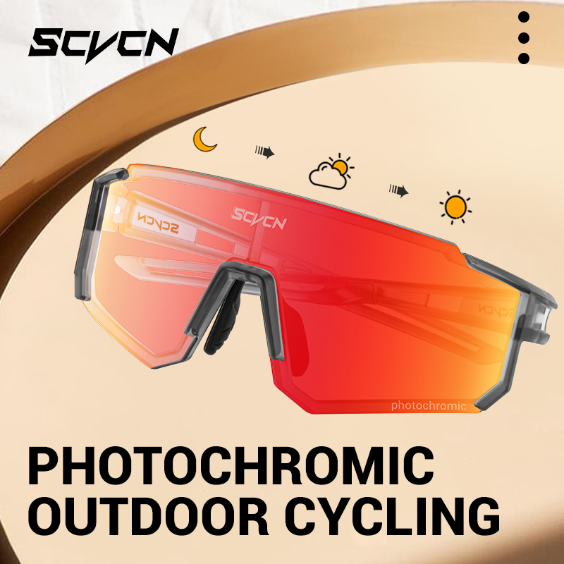 SCVCN الساخن اللونية واقية الد - مراجعة Mountain Biking Glasses وسعره