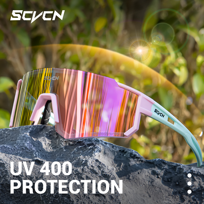 SCVCN الساخن اللونية واقية الد - مراجعة Mountain Biking Glasses وسعره