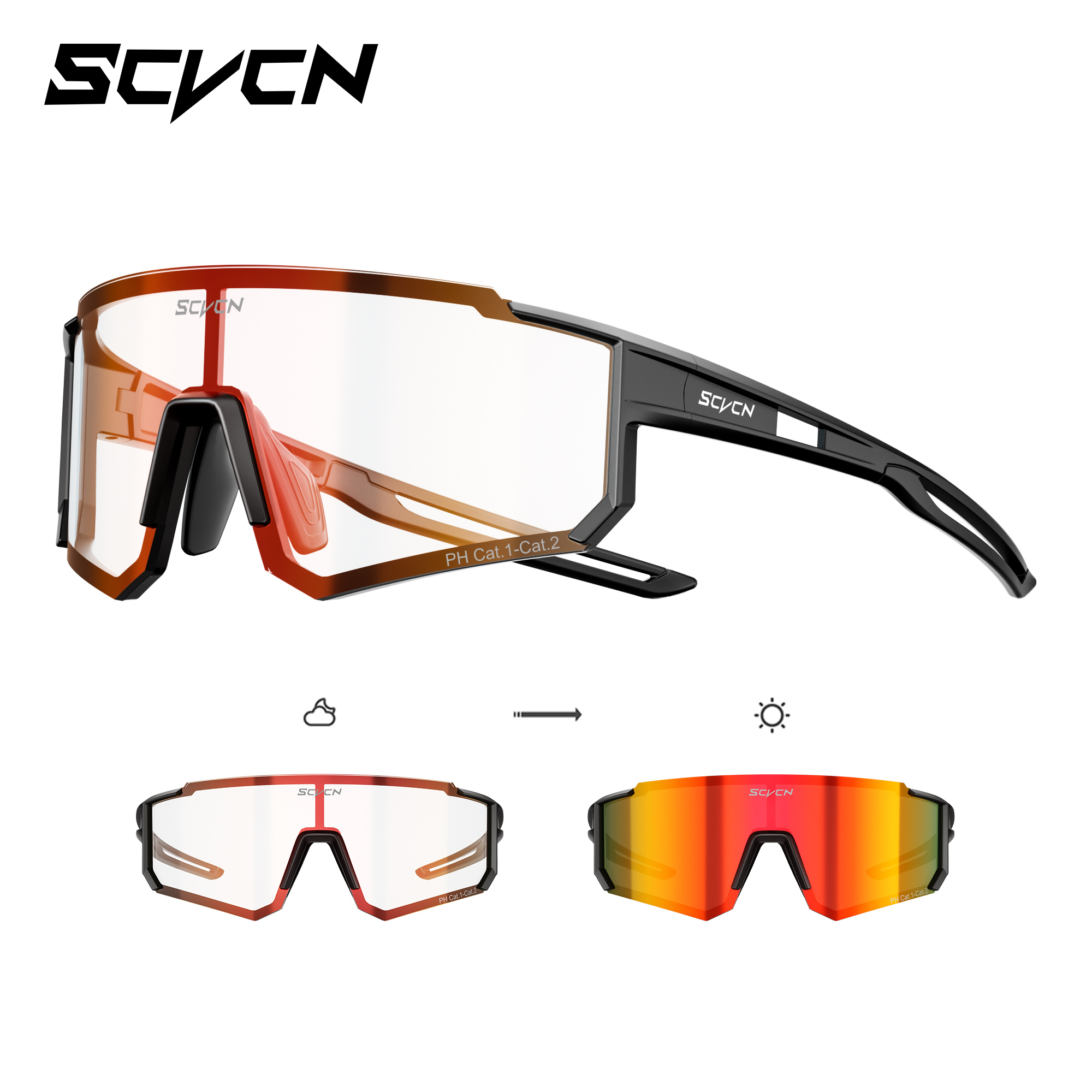 نظارات شمسية جديدة متغيرة اللو - مراجعة Mountain Biking Glasses وسعره