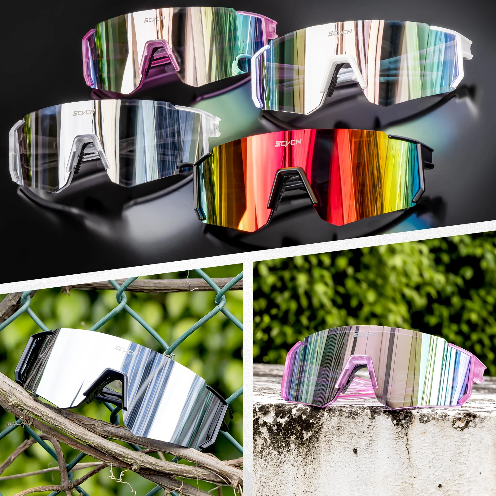 نظارات شمسية جديدة متغيرة اللو - مراجعة Mountain Biking Glasses وسعره