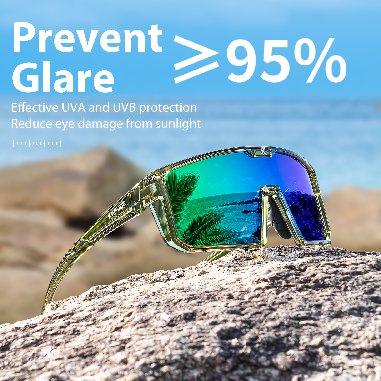 نظارات شمسية رياضية للرجال وال - مراجعة Mountain Biking Glasses وسعره