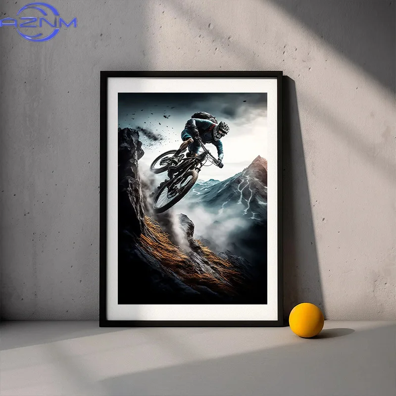 لوحات وملصقات حديثة لدراجات ال - مراجعة Mountain Biking Pictures وسعره