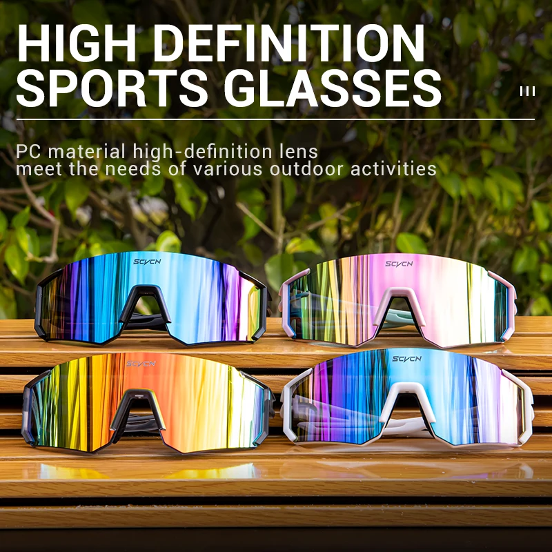 SCVCN الساخن الدراجات UV400 ال - مراجعة Mountain Biking Glasses وسعره