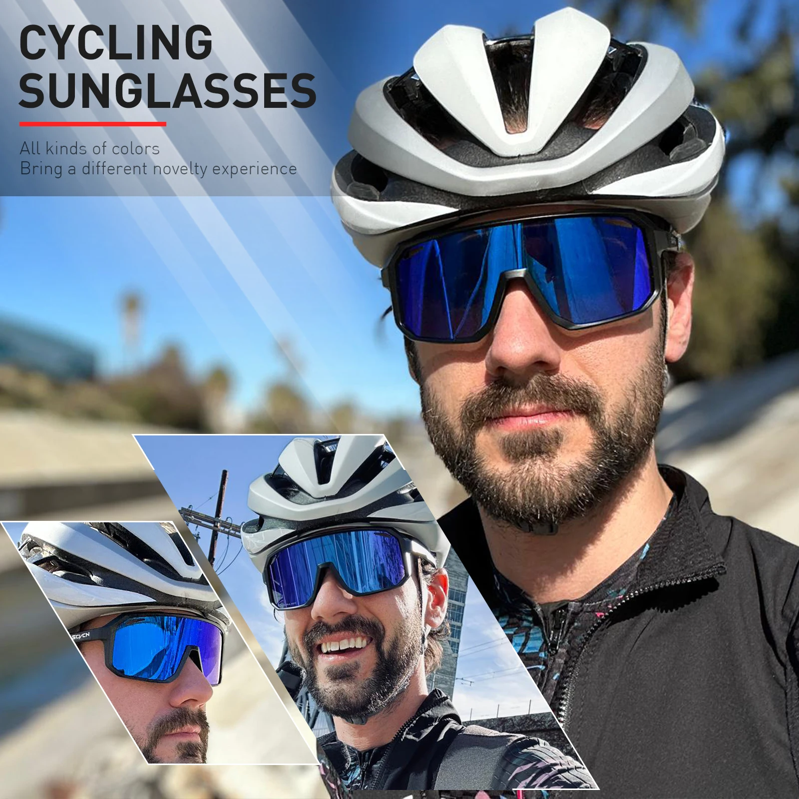 SCVCN جديد الدراجات النظارات ا - مراجعة Mountain Biking Glasses وسعره