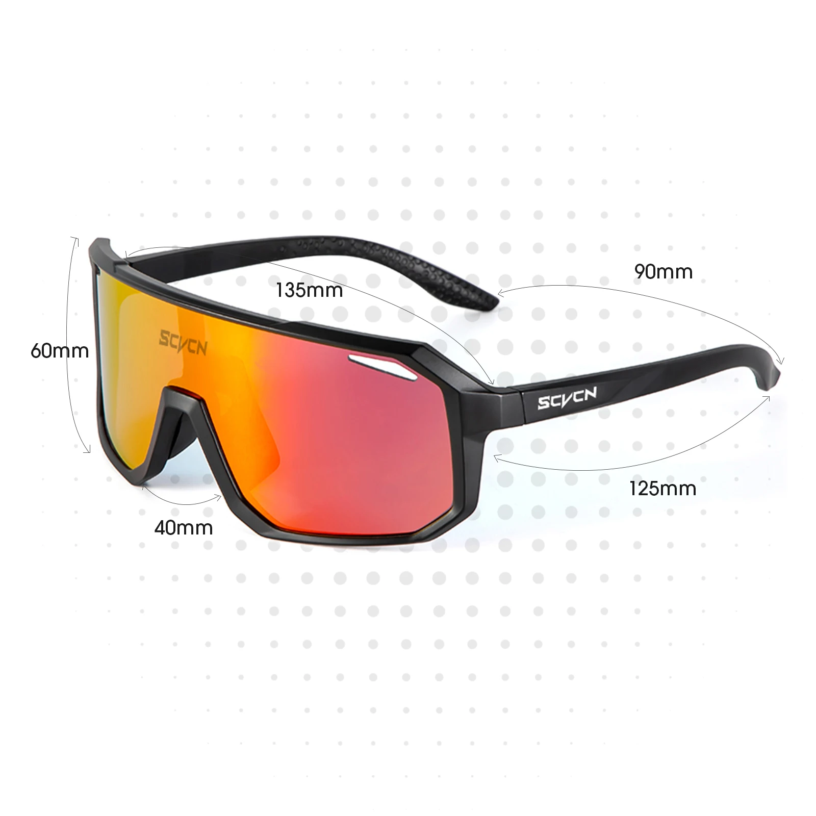 SCVCN جديد الدراجات النظارات ا - مراجعة Mountain Biking Glasses وسعره