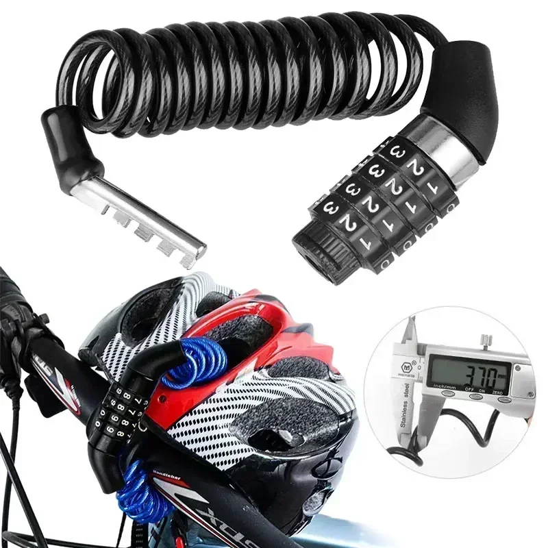 قفل دراجة مضاد للسرقة برمز سري - مراجعة Mountain Biking Helmet وسعره