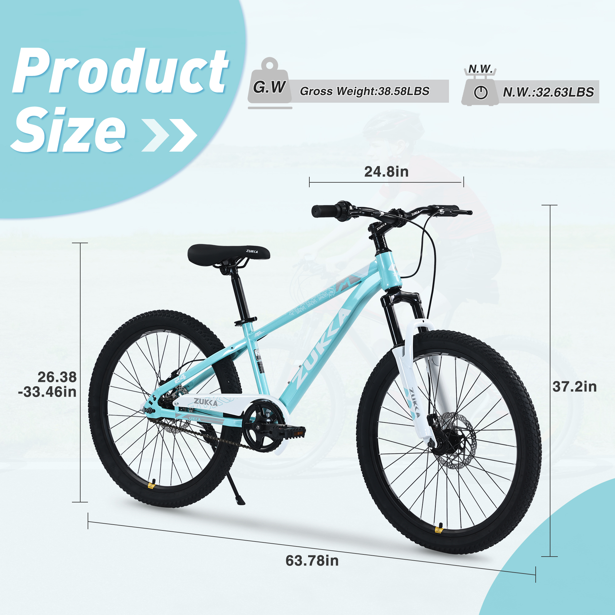 دراجة أطفال قابلة للنفخ مع حدي - مراجعة Mountain Biking Kids وسعره